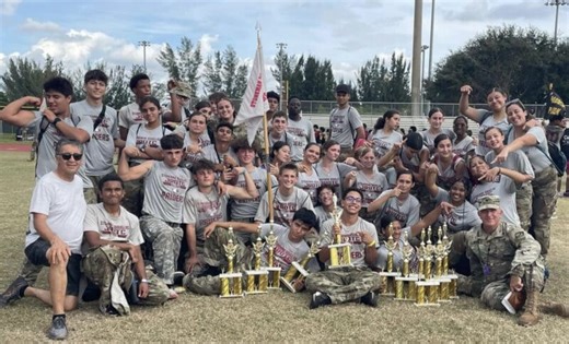 MSD JROTC Eagles Soar with Multiple Top Finishes at District Drill Meet – Parkland Talk