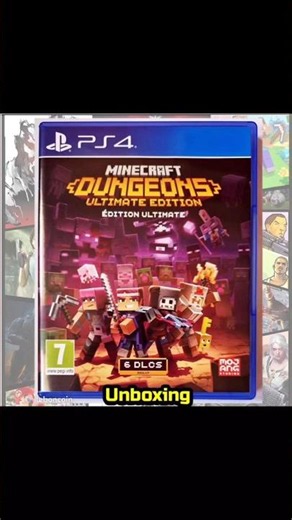 Minecraft Dungeons (Édition Ultimate) (PS4) (Unboxing)