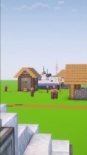 How to build a working tank in minecraft #minecraft #createmod #viral