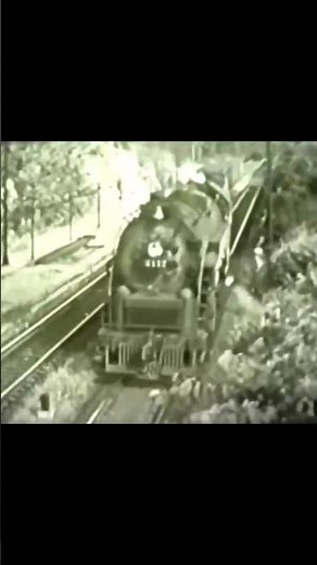 Reading T-1 #2117 pulling a freight train in the 1950s #train #railroad #railway #railfan #railtrack