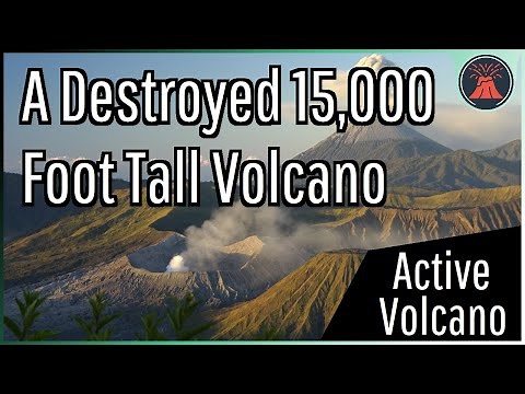 The Active Volcano in Indonesia; Mount Bromo