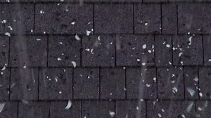 When #hail comes calling, you'll need a #roof that's engineered to stand up to the assault. NorthGate® ClimateFlex® shingles from CertainTeed are made with rubberizing SBS polymers that provide an industry-best Class 4 impact resistance rating. Watch how NorthGate® ClimateFlex® has you covered! | CertainTeed