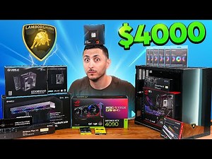 A Subscriber wanted me to Build his Dream Lamborghini Gaming PC! - Episode 4
