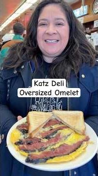 First time trying Katz Deli Pastrami Oversized Omelette – and I loved it!