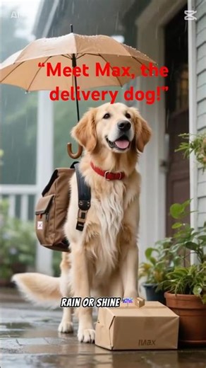 “Dog Delivery Boy Saves the Day! 🐶📦 | Cute Max’s Adventures”