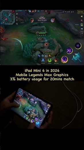 “4+years old Mini! || iPad Mini 6 Mobile Legends Max Graphics Game Test in 2026”