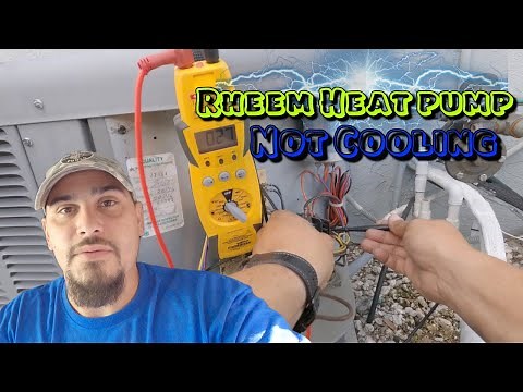 Rheem heat pump not cooling. HVAC diagnose and repair