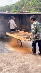 Creative Hand-Pushed Sieve Cart 🌾🛠️