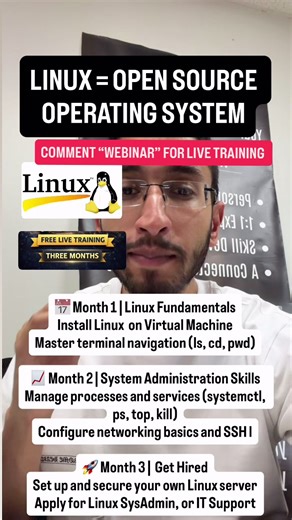 linux roadmap webinar link in bio! #linux