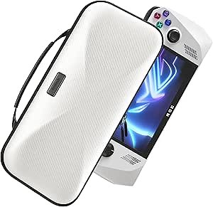 Syntech Hard Carrying Case Compatible with ASUS ROG Ally/ROG Ally X Console & Accessories, Portable Travel Handheld Case for Storage and Stand, EVA Shockproof Protective Carry Bag with Large Capacity