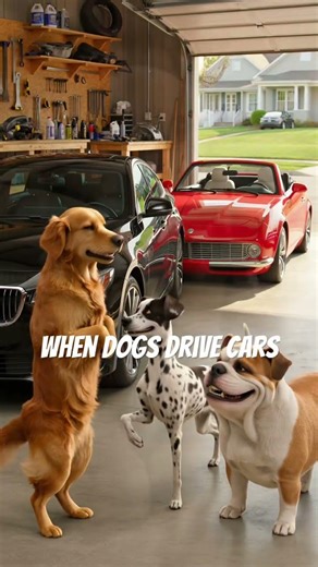 When dogs drive cars