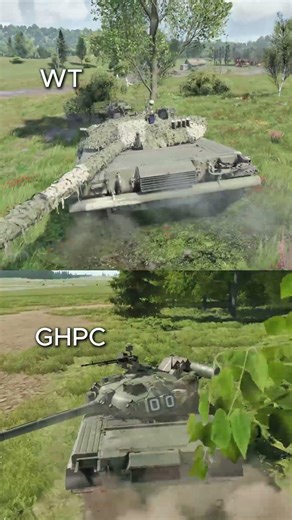 Realism War Thunder Vs GHPC #warthunder #gunnerheatpc