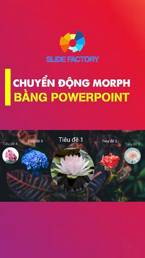 Chuyển động Morph trên Powerpoint - Hướng dẫn thực hiện tạo chuyển động sang trọng
