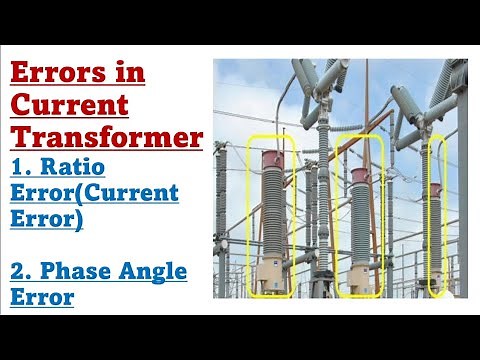 64-xxviii) Errors in Currents Transformer 1. Ratio Error 2. Phase Angle Error