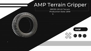 AMP TERRAIN GRIPPER 285/50 r20 All Terrain 2019 DOT SRP: 49,235.00 PAMIGAY SALE: 32,000 Only Free Install Wheel Balancing & Alignment Excluded 8pcs remaining Thank you 😊 #TYREX #MekanikoKuno #tyrexanity | TYRE X