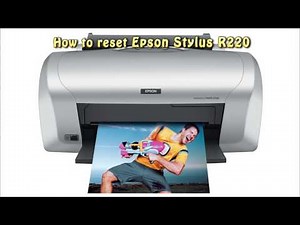 Reset Epson R220 Waste Ink Pad Counter