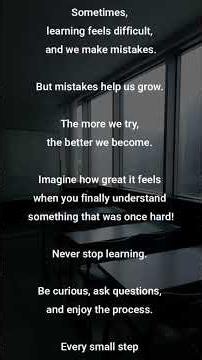 Joy Of Learning 📚✨ | Learn Something New Every Day!