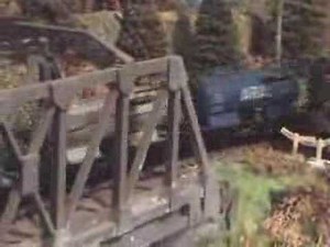 Steam Locomotives Operate On HO Scale Model Railroad Layout