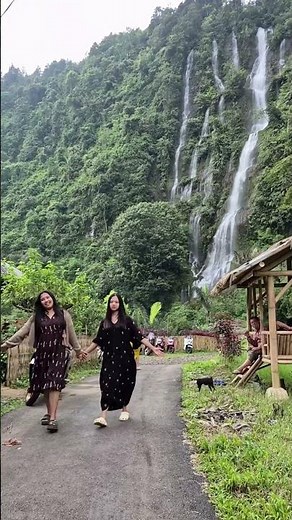 Imagine Waking Up to This Giant Waterfall Every Day 🌿