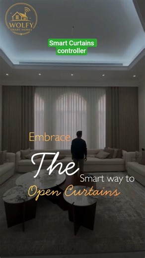 Stop Using Manual Curtains! Go Smart Now🏠📱 | Wolfy Smart Homes #shorts #shortsvideo #smartcurtains
