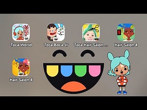 Toca Boca World, Toca Boca Jr, Toca Hair Salon Me, Hair Salon 4 Netflix, Toca Boca Hair Salon 4