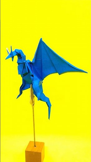 How to Fold an Origami Wyvern – Epic 3D Dragon with Powerful Wings【Dragon #131】