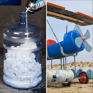 DIY Seaplane Using Plastic Barrels and PVC Pipes—Can It Really Fly? | 5-Minute Crafts Teens