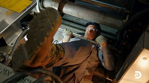 Who knew escalators could get this filthy? 🫣 Mike Rowe crawls through the inner workings of a very dirty escalator to clean up after thousands of riders. #MikeRowe #DirtyJobs | Discovery