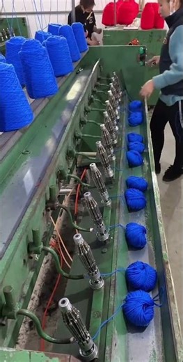 The Color Shift Happens in Your Hands | Color Changing Yarn #colorchangingyarn #factory
