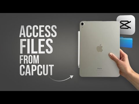How to Access Files on iPad in Capcut (tutorial)