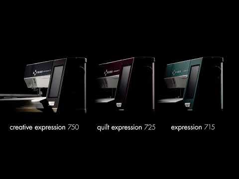 PFAFF expression™ 715/725/750 - Introduktion