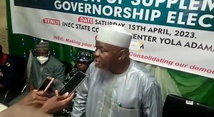 Aisha Binani declared winner and returned elected. | Daily Trust