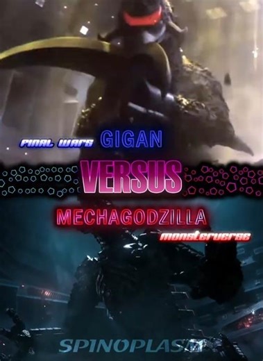 Final Wars Gigan VS Monsterverse Mechagodzilla