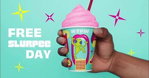 200K views · 1.5K reactions | #TFW you know it’s almost Slurpee Day and you're looking forward to a brain freeze. 7/11/19. 11am to 7pm.#Slurplife #SlurpeeDay | Stripes | Facebook