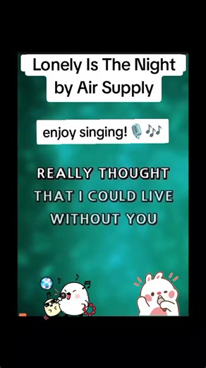 Lonely Is the Night karaoke by Air Supply — sing-along track