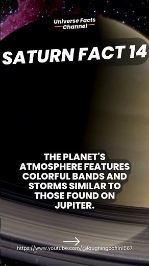 🪐 Saturn’s Wild Atmosphere: Colorful Bands & Giant Storms! ⚡🌌
