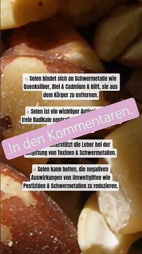 Selen & seine entgiftende Wirkung #mikronährstoffe