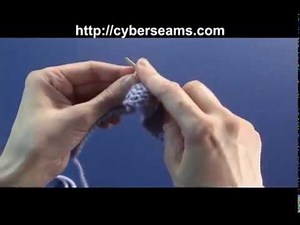 How to Knit baby booties with straight single point needles