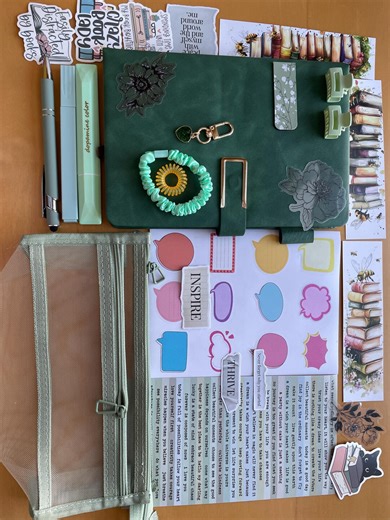 Green Stationery Gift Box, Planner Set, Journaling Kit - Etsy