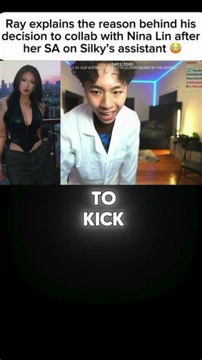 Ray explains why he did a stream with Nina Lin after her SA on Silky’s assistant #faze #ray #ninalin