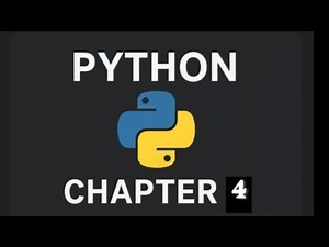 Python series chapter 4