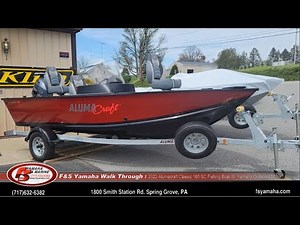 2022 Alumacraft Classic 165 SC Fishing Boat Yamaha Outboard Motor F & S Yamaha and Marine