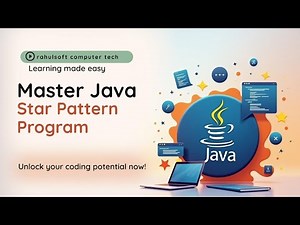 Star Pattern Program In Java Using For Loop (Lec 21)