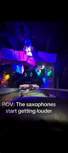 POV: The saxaphones start getting louder