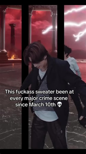 Heeseung sweater meme: 'been at every major crime scene' viral clip