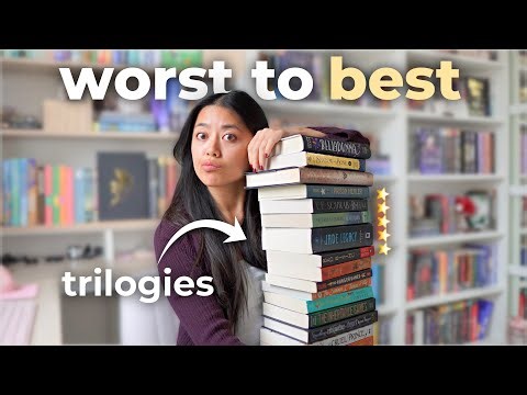 every single trilogy I've read... from worst to best 📚⭐️