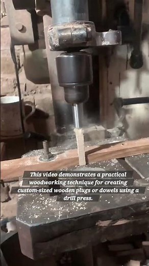 DIY Precision Wood Dowel Creation Technique