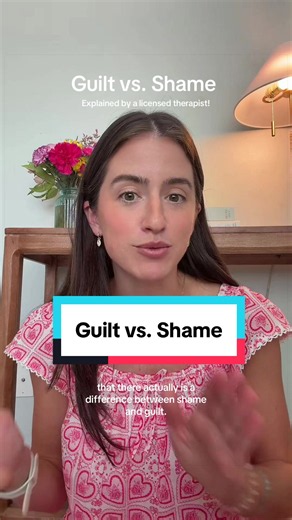 Chatting about the differences of guilt vs. shame! ⭐️ Follow along for all things OCD, high anxiety & trauma! 📞 Work with me: If you live in the state of CO or FL and would like to work with me, please reach out through my email listed in my tik-tok bio for a free, 15 min consultation! ✨ This content is for educational and entertainment purposes only and is not therapy, mental health treatment, or a substitute for working with a licensed professional. #guilt #healingprocess #therapytok #therapy