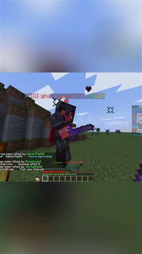 first pvp in java edition #minecraft #gameplay