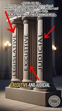 How the American Constitutional Government Works | 3 Branches + Checks & Balances